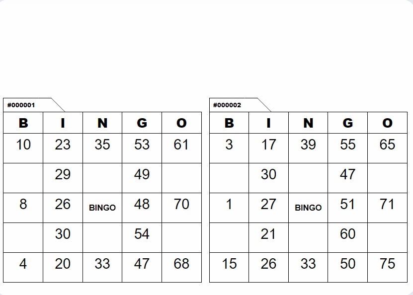 Tabla de bingo gratis formato Lineazo para imprimir - NexusFS